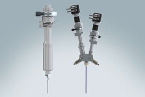 1- & 2-component dosing pumps for low to high viscosity fluids & pastes