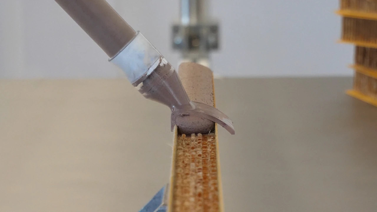 Edge Filling: Randbereiche von Sandwich Bauteilen werden mit Randfüllmassen gefüllt und verstärkt