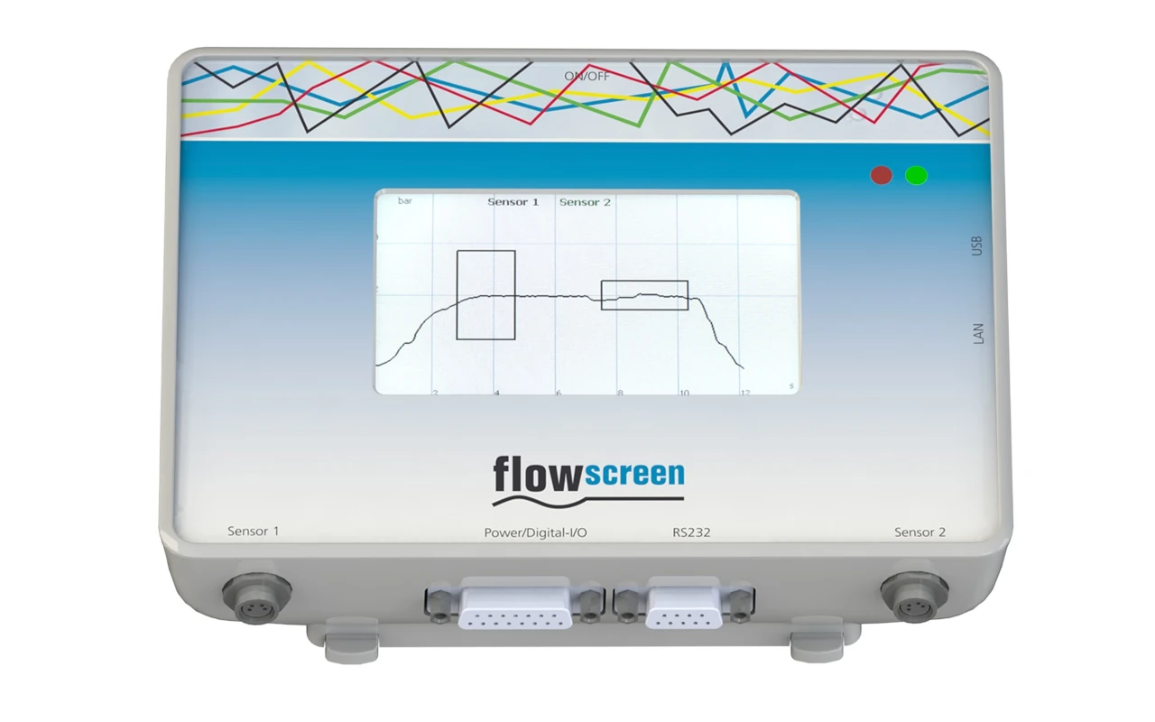 flowscreen: evaluation unit for flowplus16