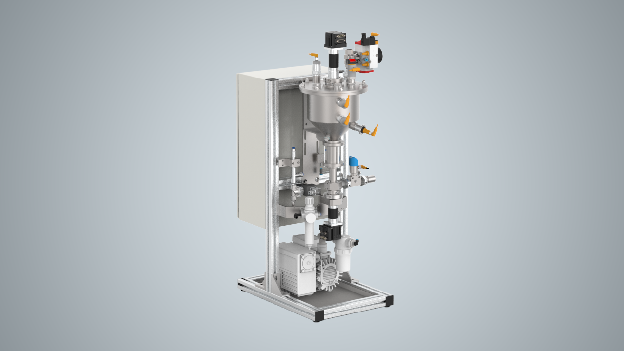 Système de traitement et système d'approvisionnement en matériaux liquides ViscoTreat-Im