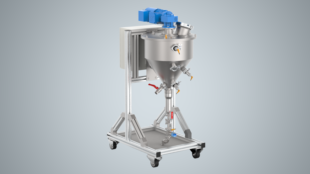 Système de préparation et d'alimentation de matériaux liquides ViscoTreat-R